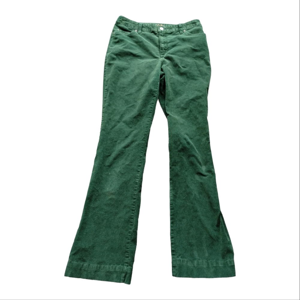 ST. Jone's Bay  Green Corduroy Boot Cut Pants